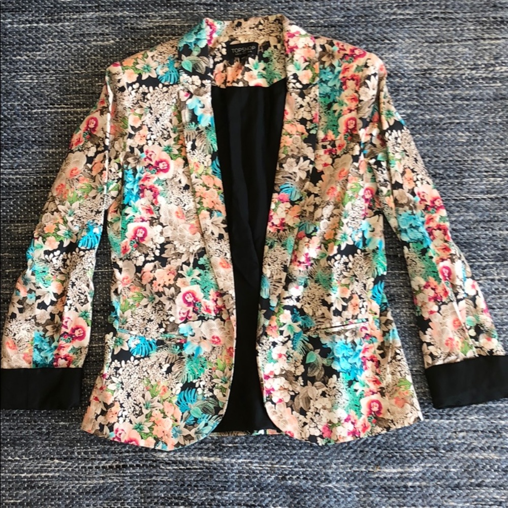 TopShop (UK) fun, floral blazer
